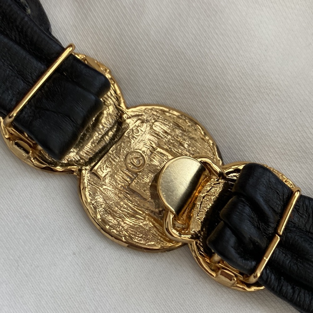 Roman coin leather belt vintage - Picture 4 of 5